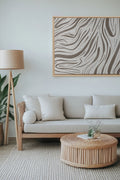WILD WAVES, Oeuvre sur toile étirée