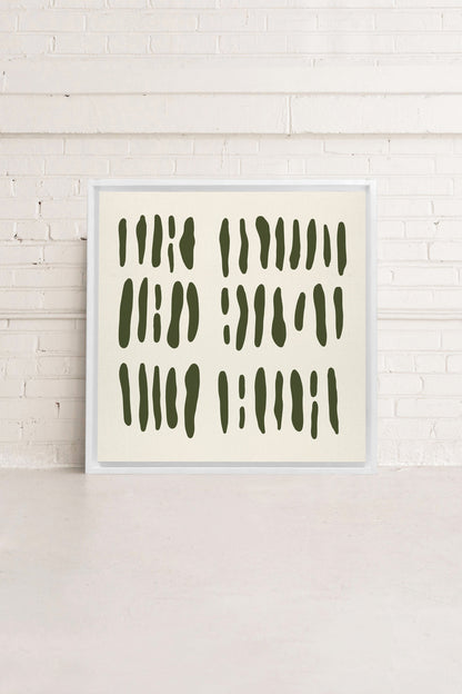 FLOATING PATTERNS, Oeuvre sur toile étirée