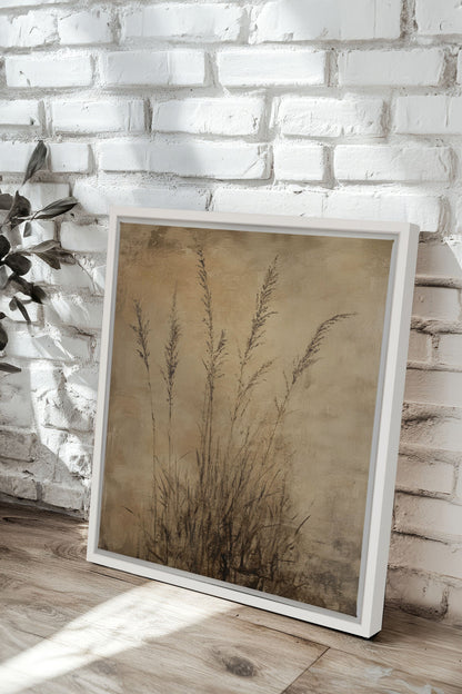 CHAMPS OUBLIÉS, Oeuvre sur toile étirée