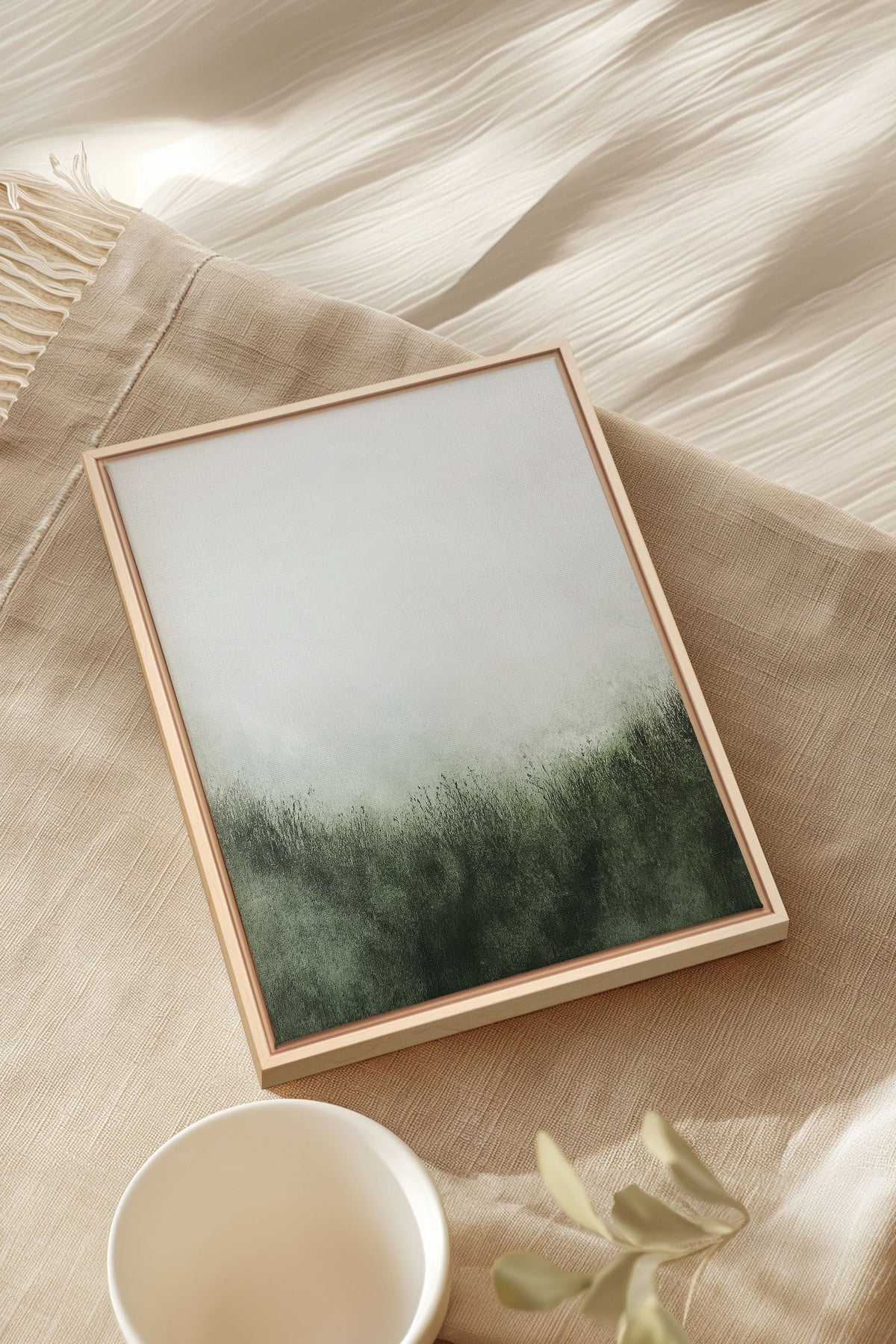 FOREST HAZE, Oeuvre sur toile étirée