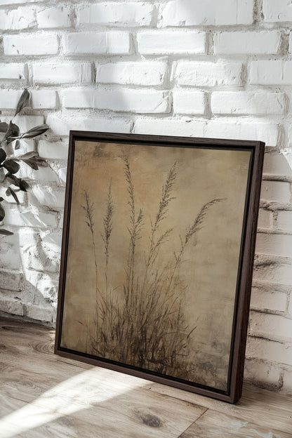 CHAMPS OUBLIÉS, Oeuvre sur toile étirée