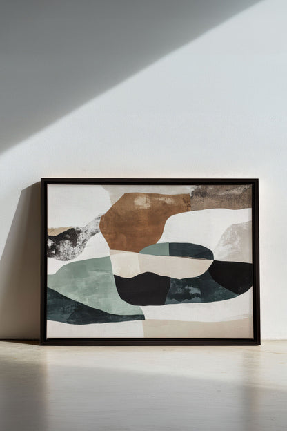 FRAGMENTS NATURELS, Oeuvre sur toile étirée