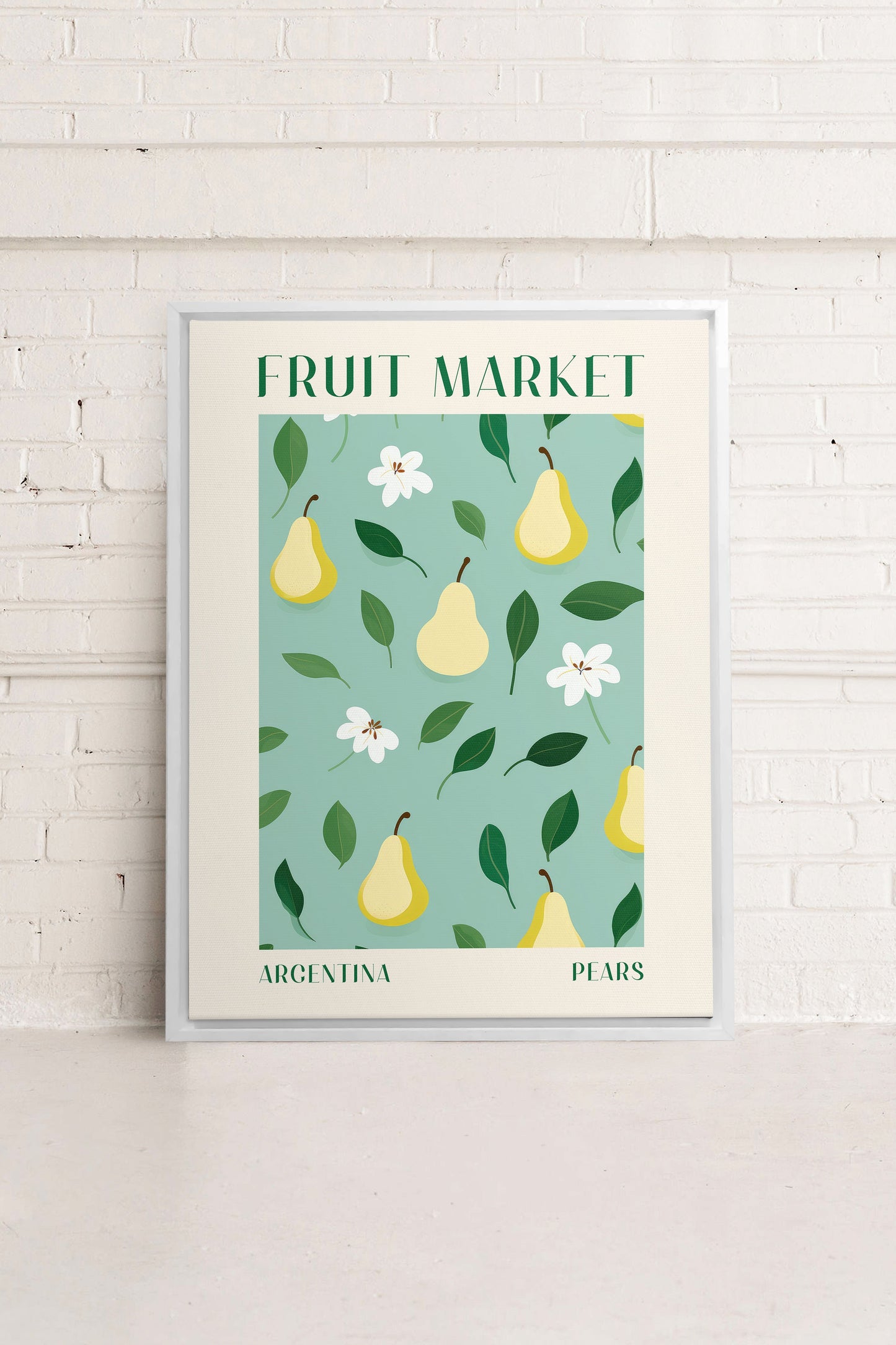 PEARS, Oeuvre sur toile étirée