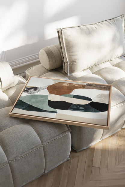 FRAGMENTS NATURELS, Oeuvre sur toile étirée