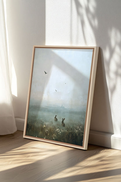 ÉVEIL ENCHANTÉ, Oeuvre sur toile étirée