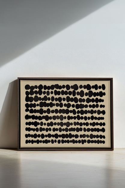 SHADOW SCRIPT, Oeuvre sur toile étirée