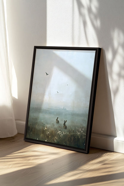 ÉVEIL ENCHANTÉ, Oeuvre sur toile étirée