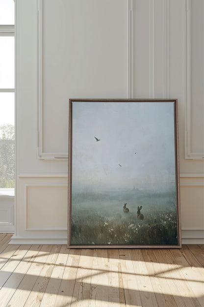 ÉVEIL ENCHANTÉ, Oeuvre sur toile étirée