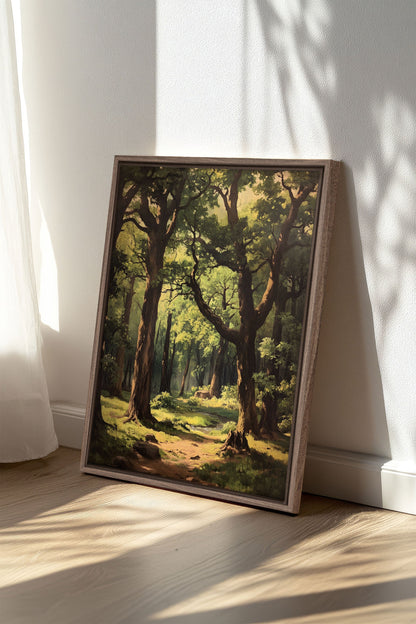 MYSTIC TRAILS, Oeuvre sur toile étirée