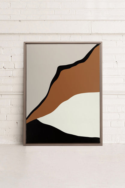 PALETTE ÉBÈNE, Oeuvre sur toile étirée