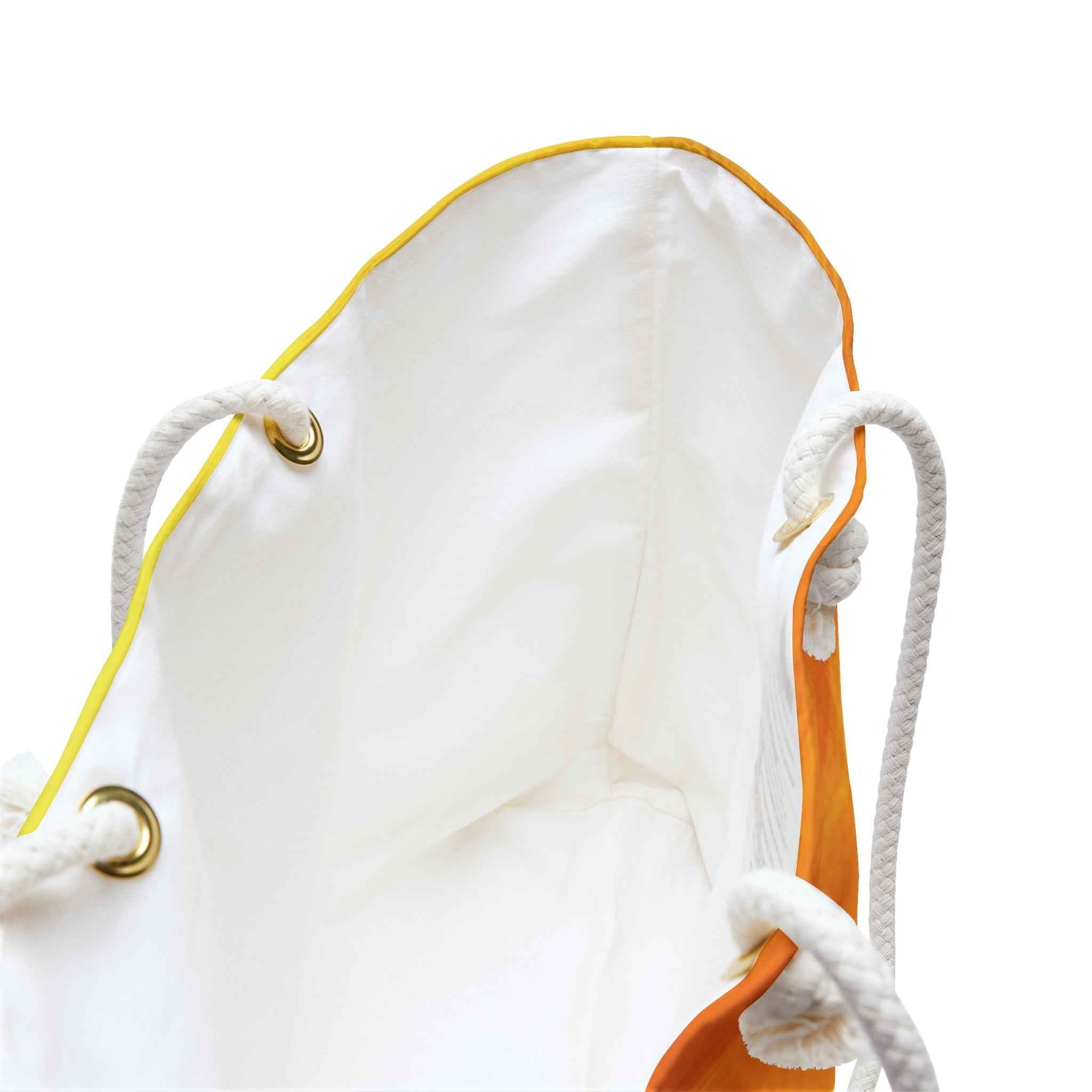 Sunset Gradient Weekender Bag | Yellow Orange Beach Large Tote Bag