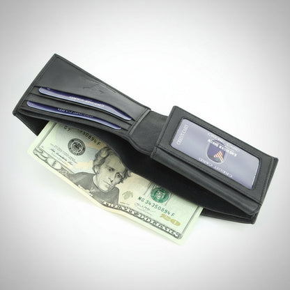 Men's RFID Bifold Left Side Flap Over Wallet