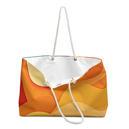 Abstract Color Wave Weekender | Beach Tote Bag