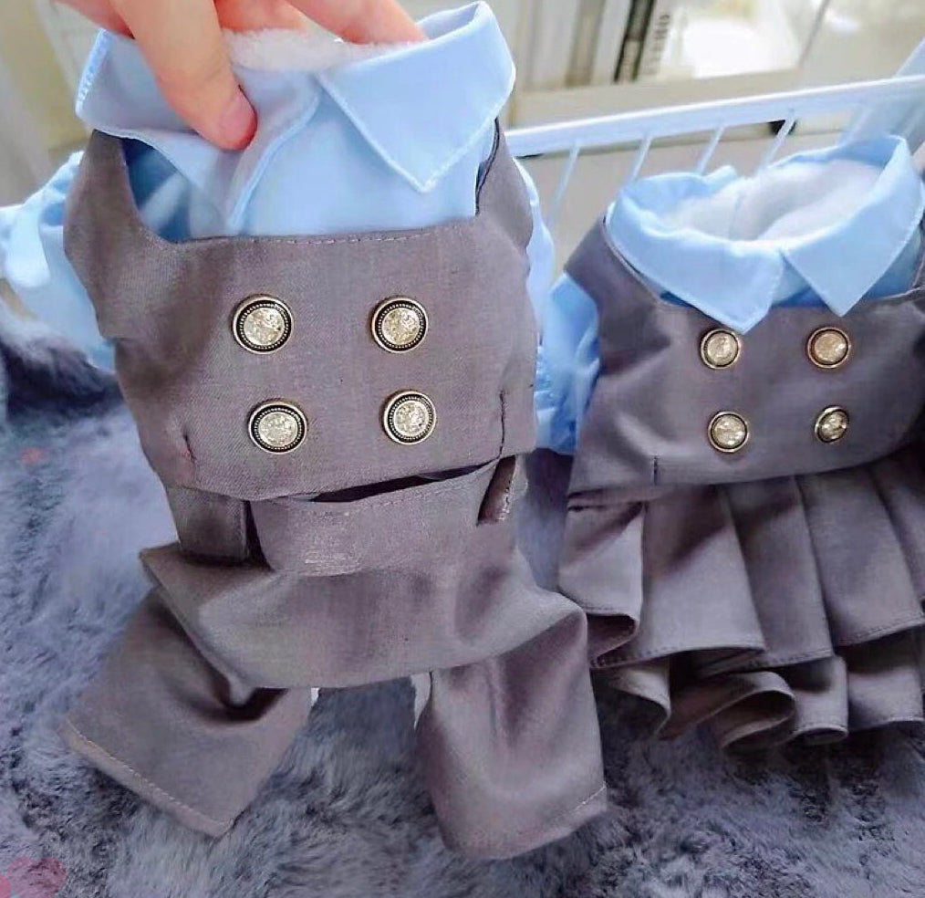 New York City Fit Matching Dog Outfit Set | Sibling Suit and Dress
