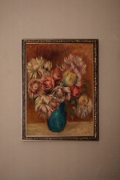 BOUQUET DE LUMIÈRE, CADRE VINTAGE BRONZE
