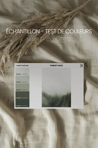 FOREST HAZE, Oeuvre sur toile étirée