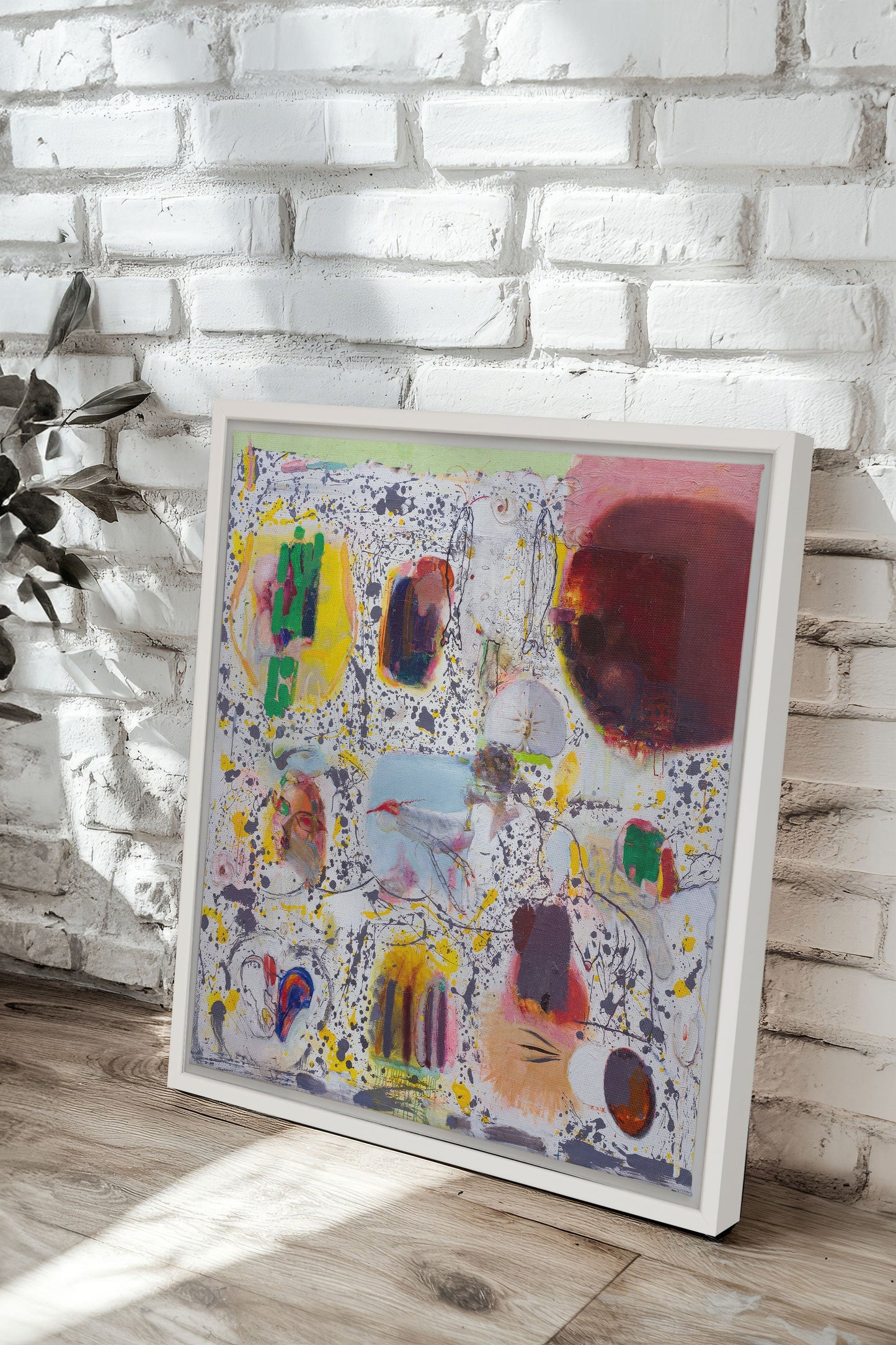 RYTHME CHROMATIQUE, Oeuvre sur toile étirée