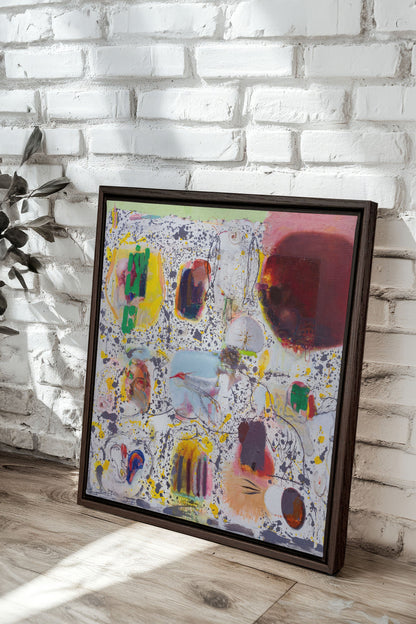 RYTHME CHROMATIQUE, Oeuvre sur toile étirée