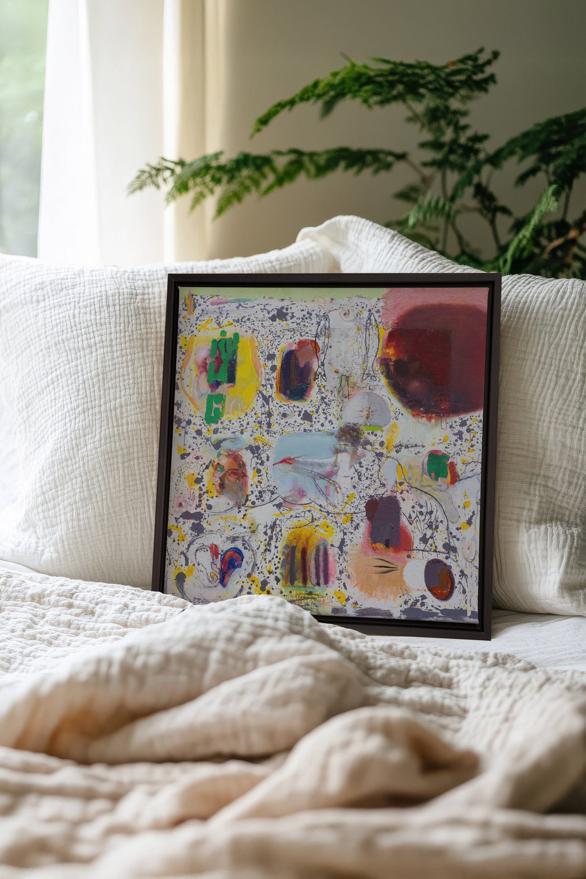 RYTHME CHROMATIQUE, Oeuvre sur toile étirée
