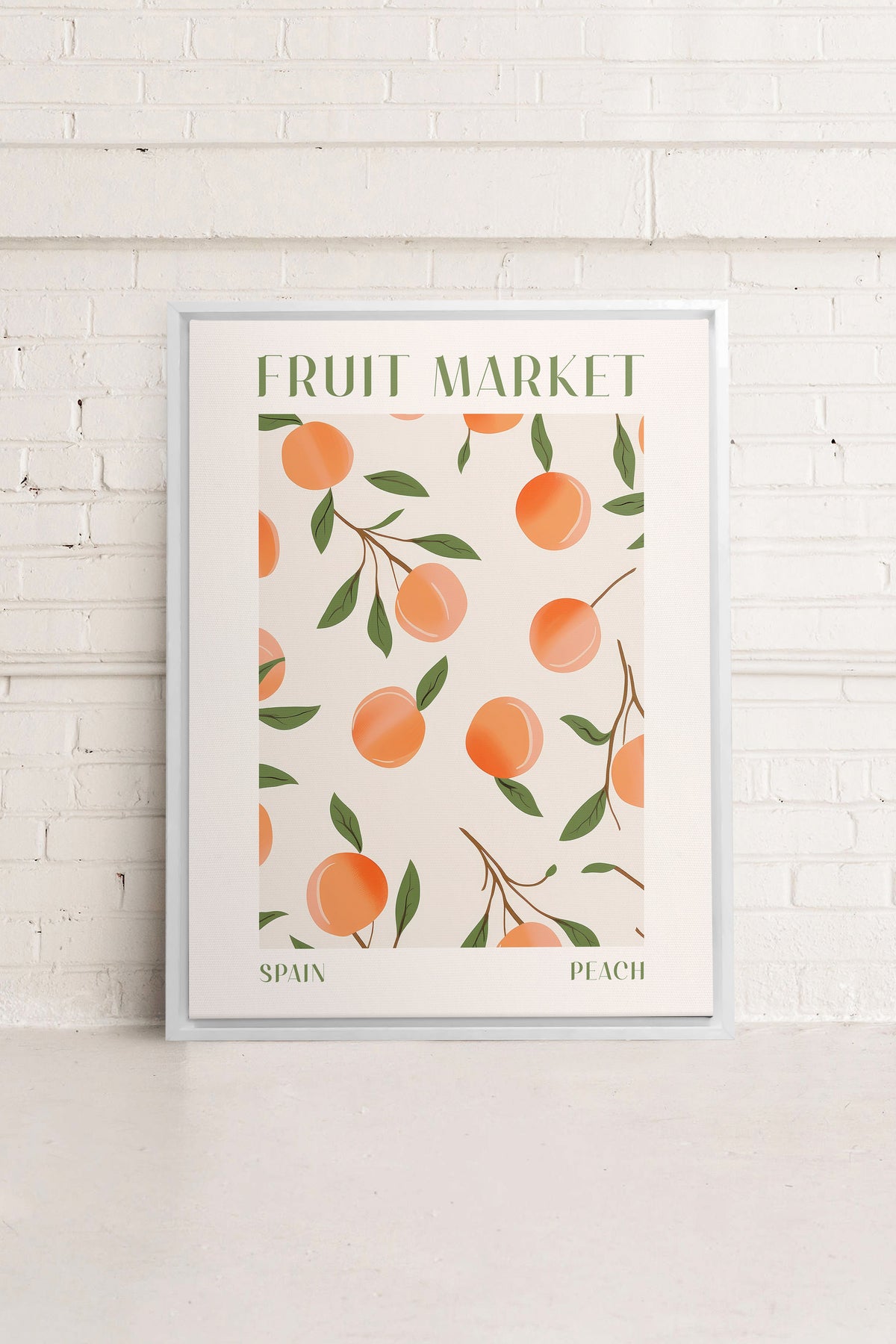 PEACH, Oeuvre sur toile étirée