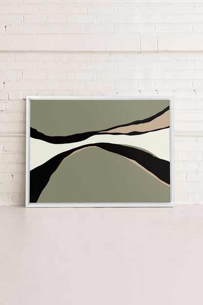CAMO MODERNE, Oeuvre sur toile étirée
