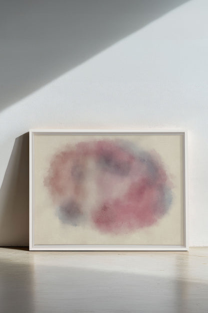 PASTEL CLOUD, Oeuvre sur toile étirée