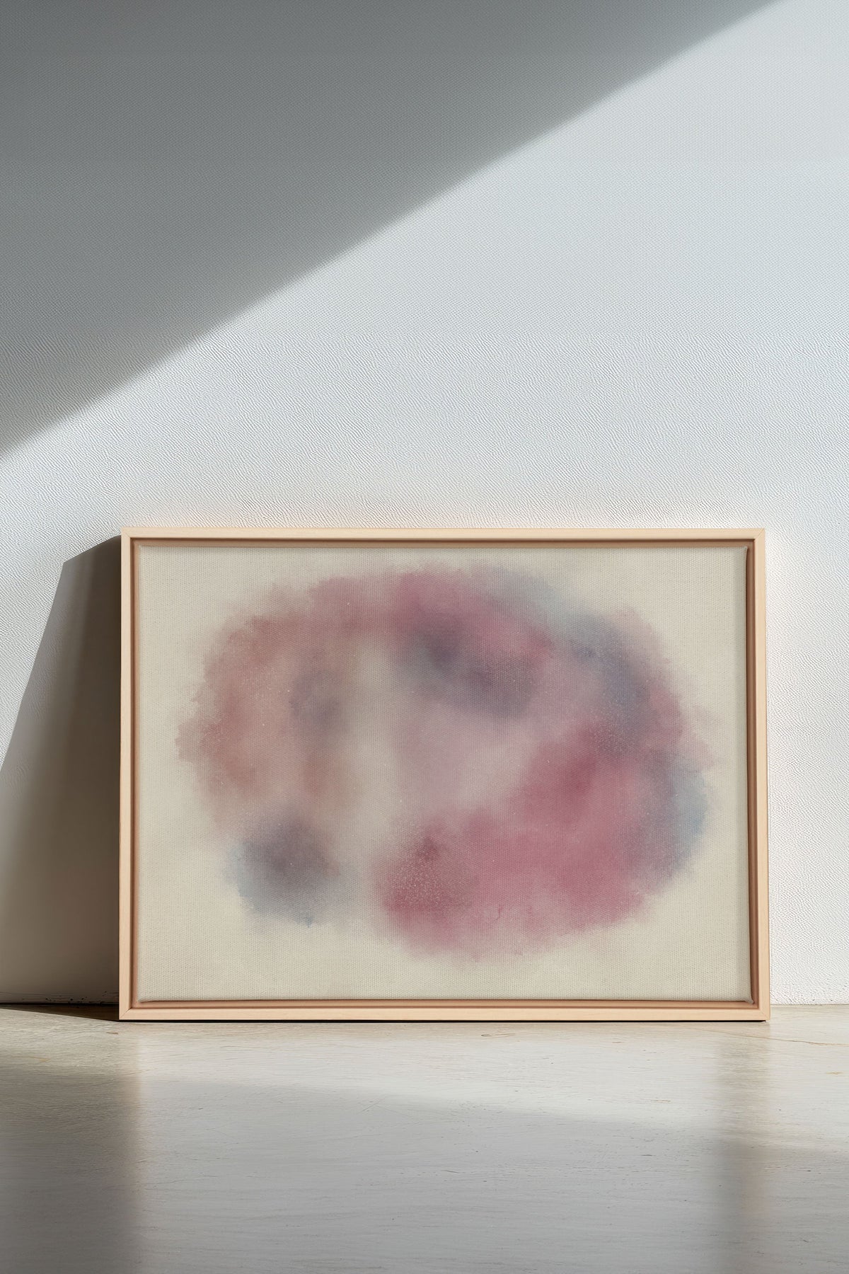 PASTEL CLOUD, Oeuvre sur toile étirée