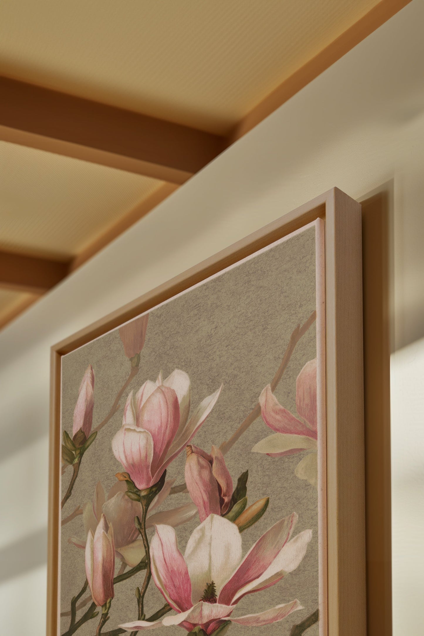 MAGNOLIA WHISPER, Oeuvre sur toile étirée
