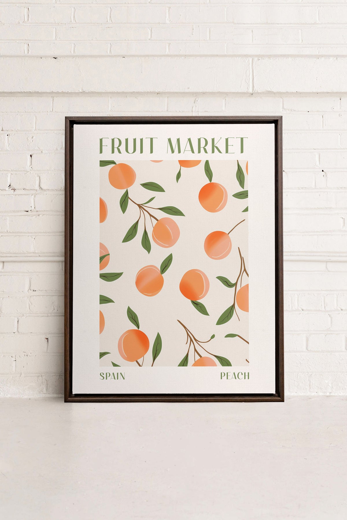 PEACH, Oeuvre sur toile étirée