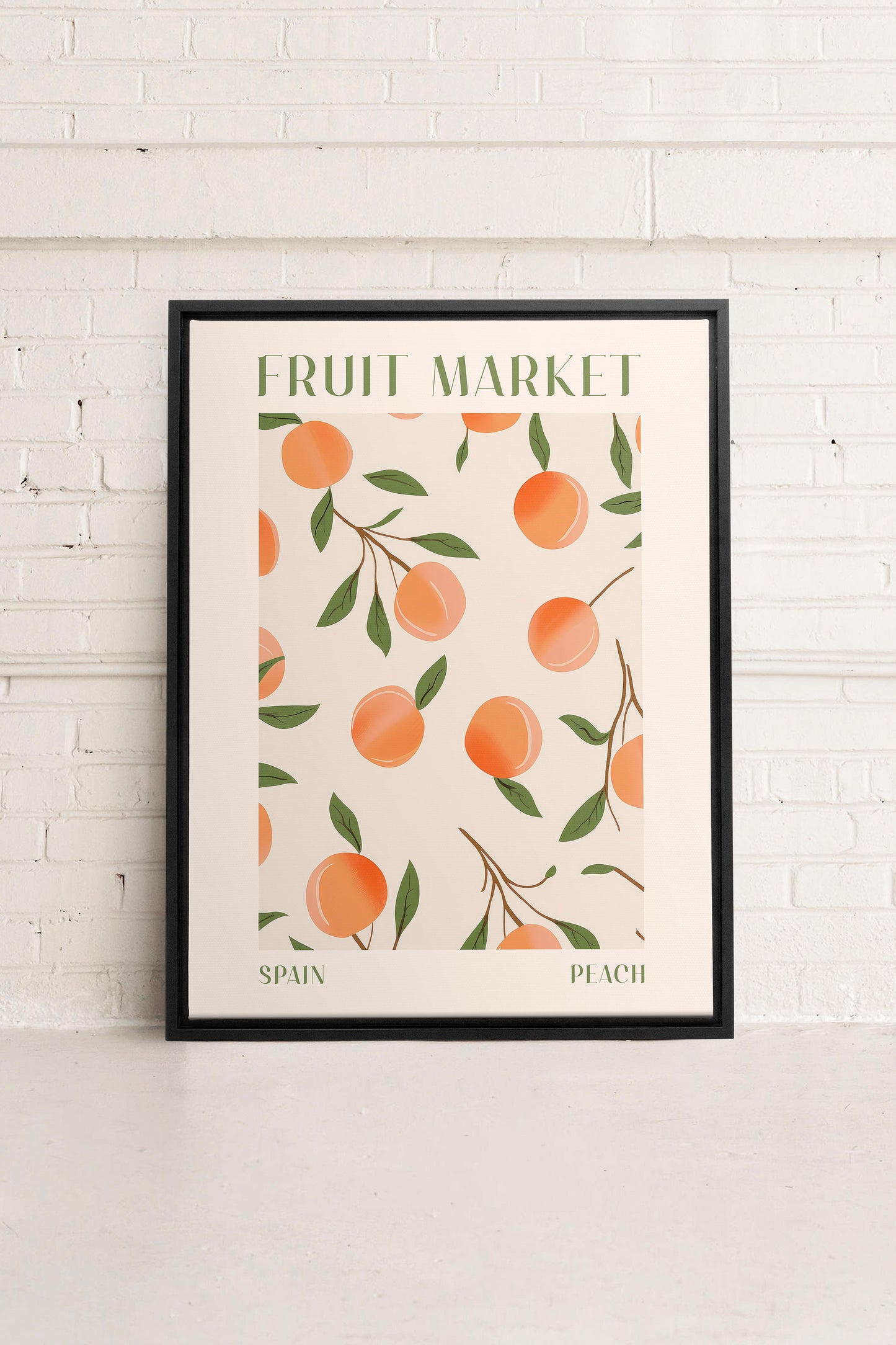 PEACH, Oeuvre sur toile étirée