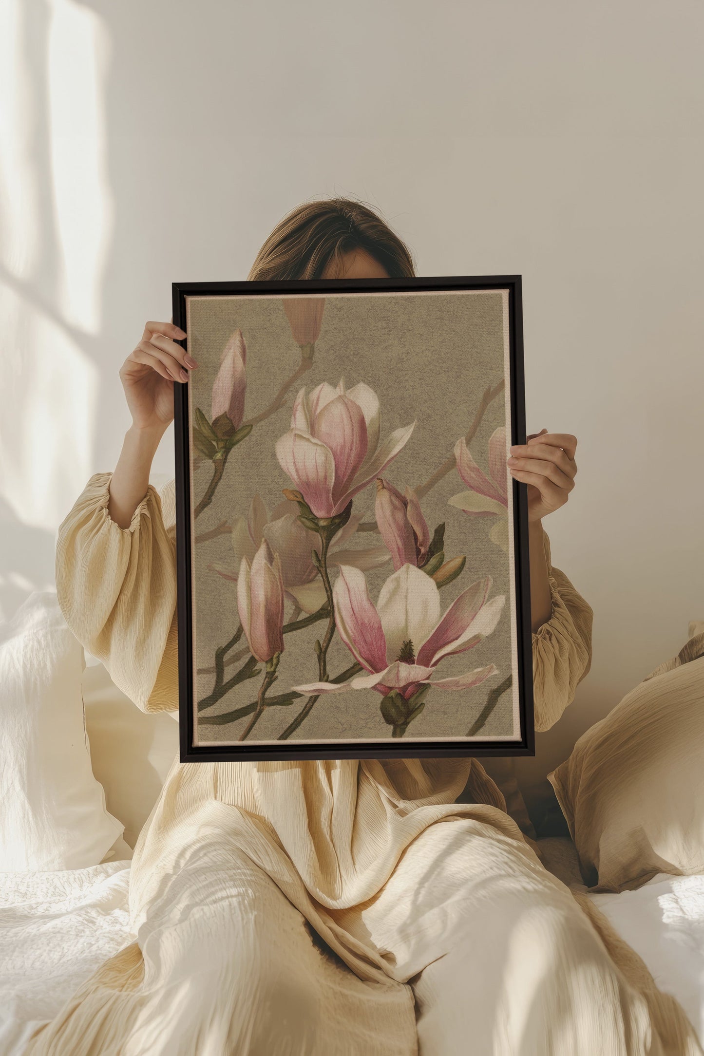 MAGNOLIA WHISPER, Oeuvre sur toile étirée