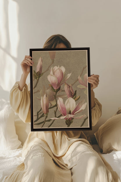 MAGNOLIA WHISPER, Oeuvre sur toile étirée
