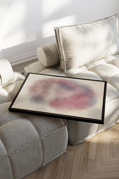 PASTEL CLOUD, Oeuvre sur toile étirée