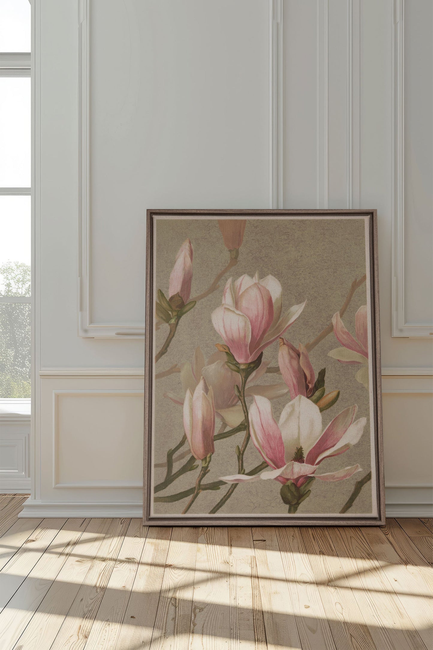 MAGNOLIA WHISPER, Oeuvre sur toile étirée