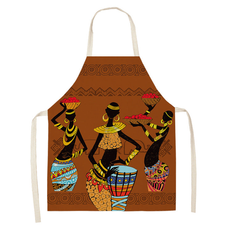 Original Art Apron Foreign Trade Geometry Series Kitchen Housework Apron