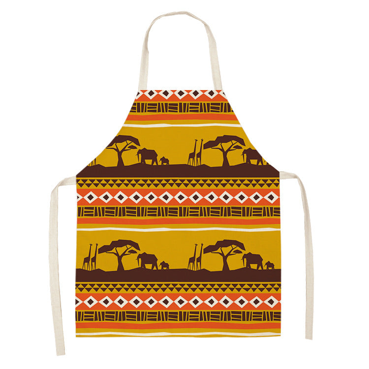 Original Art Apron Foreign Trade Geometry Series Kitchen Housework Apron
