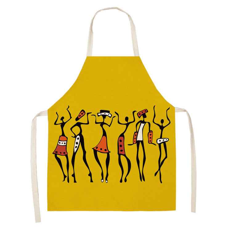 Original Art Apron Foreign Trade Geometry Series Kitchen Housework Apron