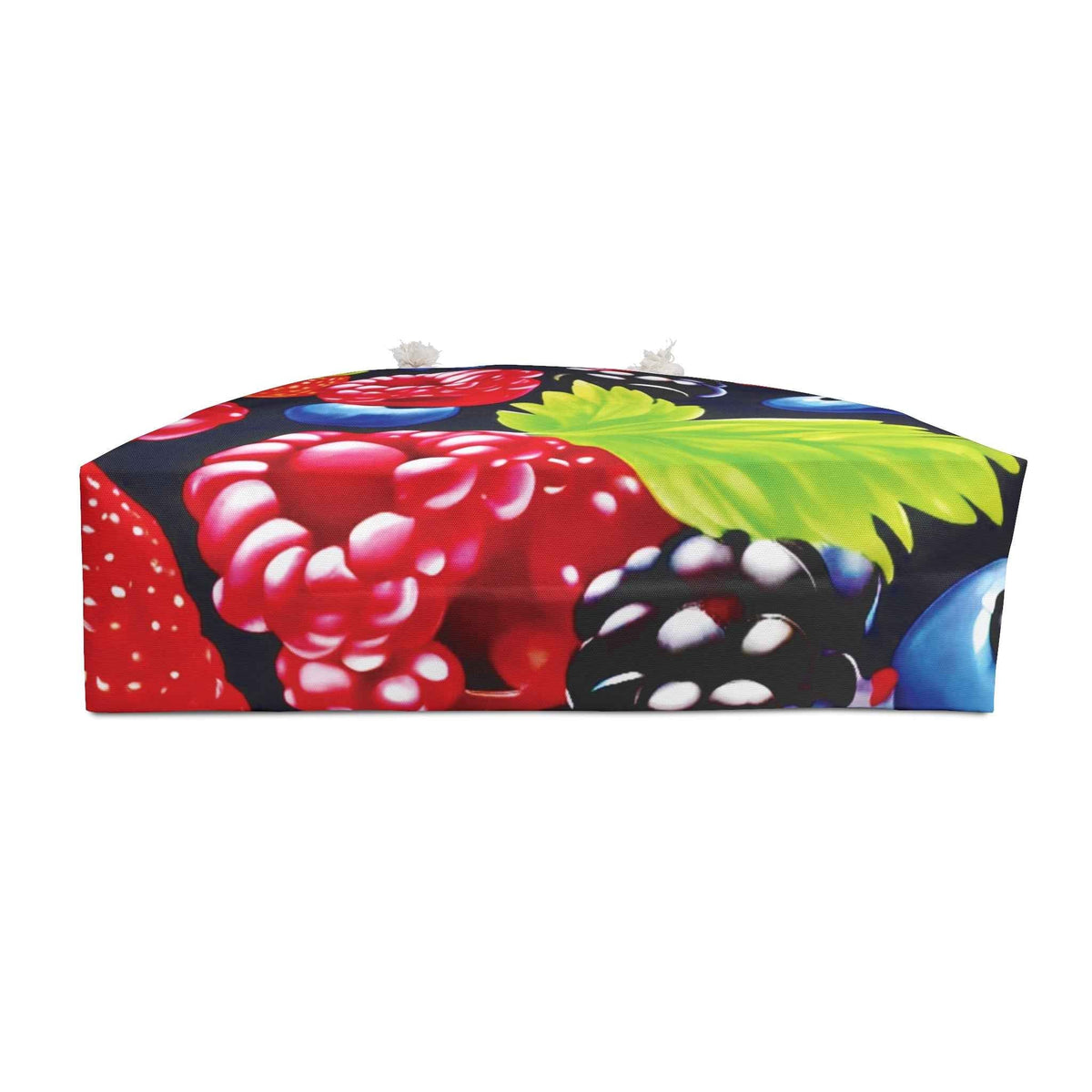 Mixed Berries Weekender Bag | Strawberry Raspberry Blueberry Blackberry, Large Tote Bag