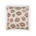 Kiss Pattern Woven Pillow | Decorative Throw Pillow for Home & Outdoor