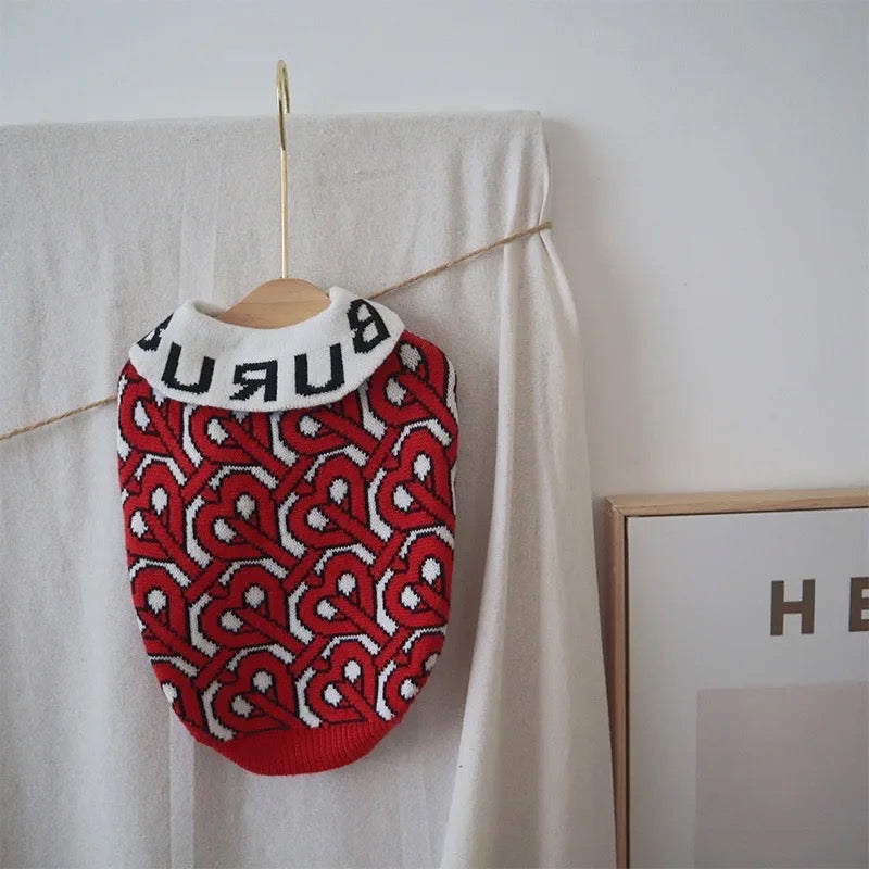 Brrbrry Dog Sweater | Knit Dog Sweater