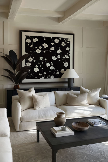 NOCTURNAL BLOOMS, Oeuvre sur toile étirée