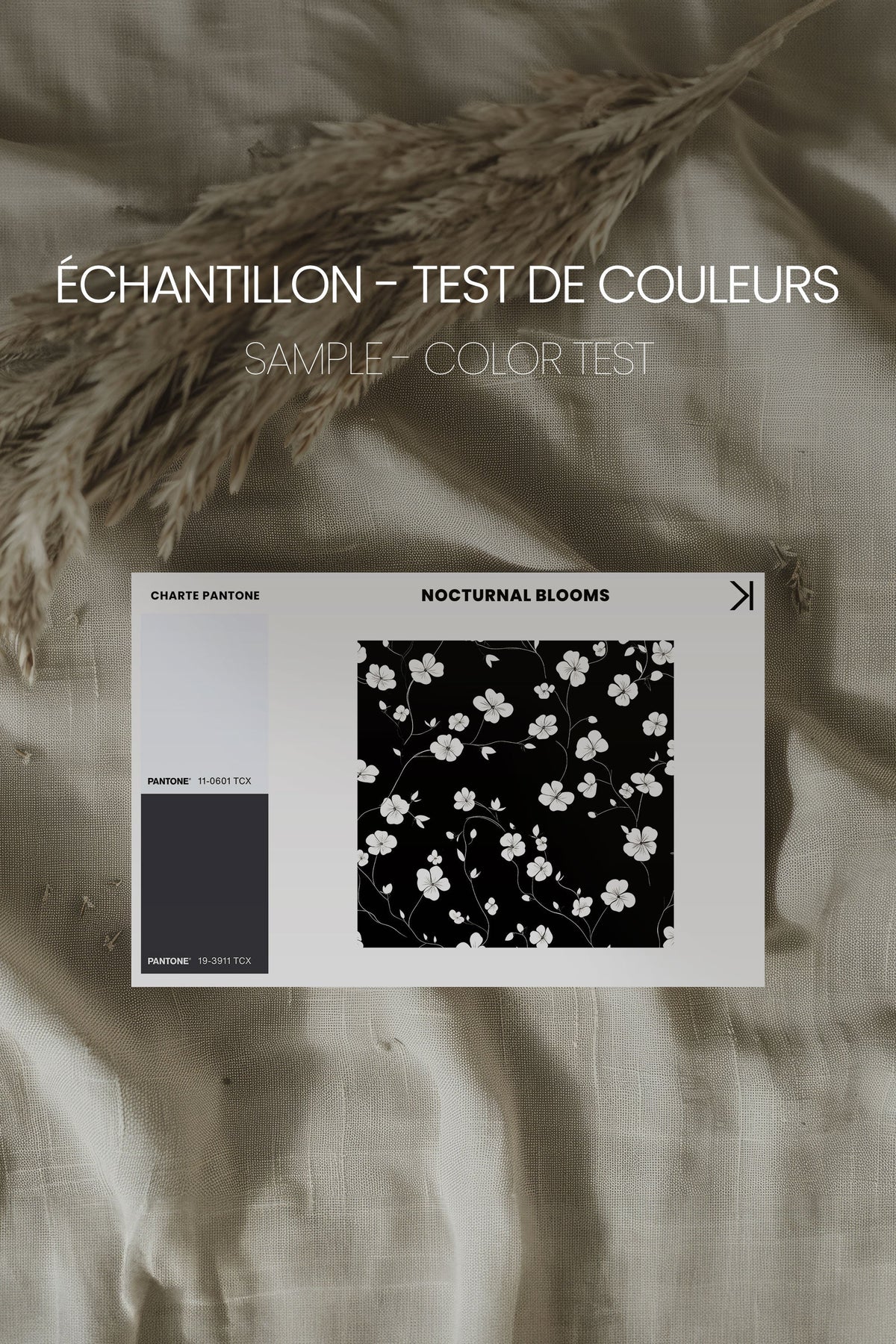 NOCTURNAL BLOOMS, Oeuvre sur toile étirée