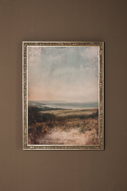 SABLE ET BRUME, CADRE VINTAGE ARGENT