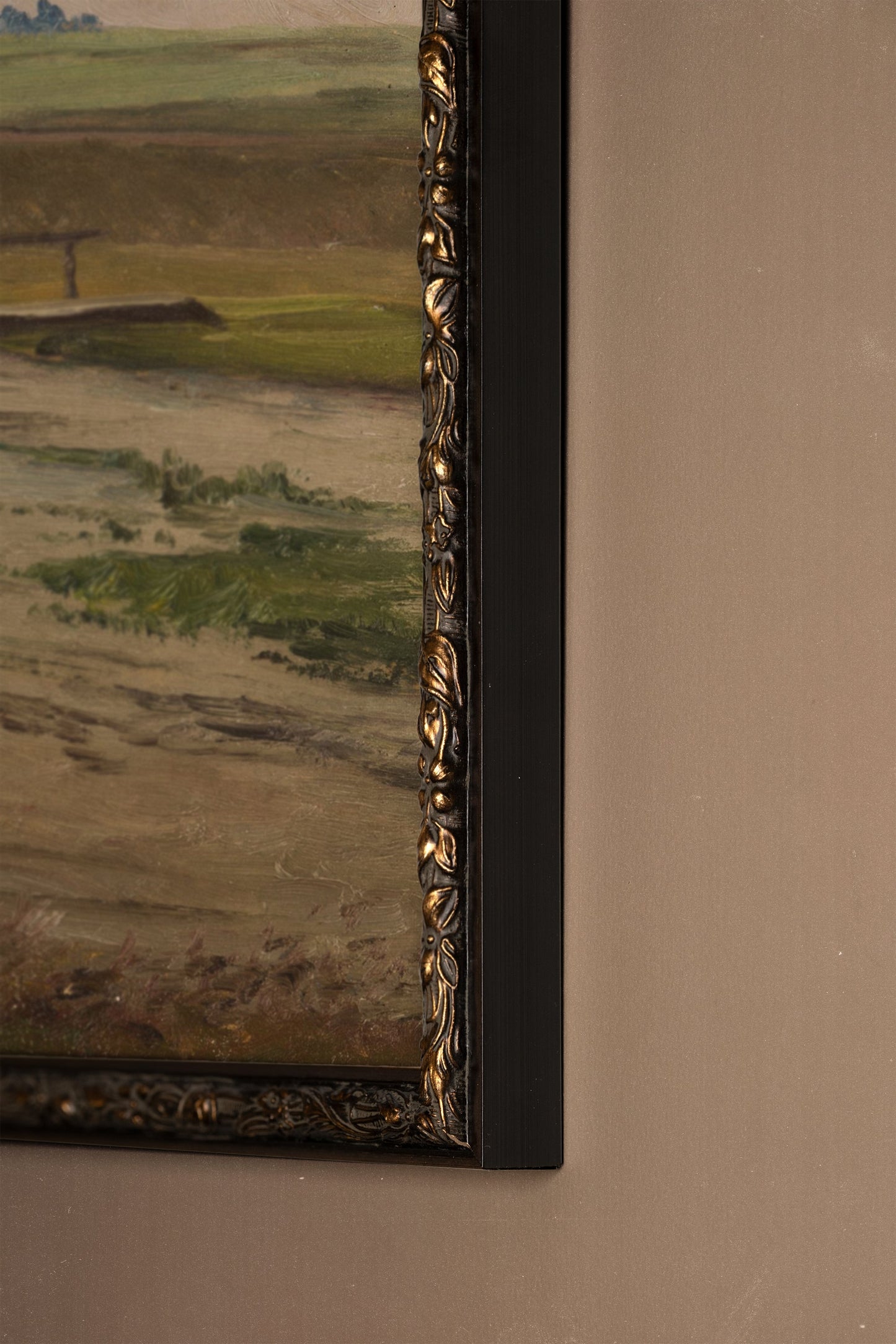DOUCEUR DE PRINTEMPS, CADRE VINTAGE BRONZE