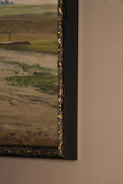 DOUCEUR DE PRINTEMPS, CADRE VINTAGE BRONZE