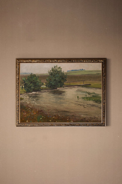 DOUCEUR DE PRINTEMPS, CADRE VINTAGE BRONZE
