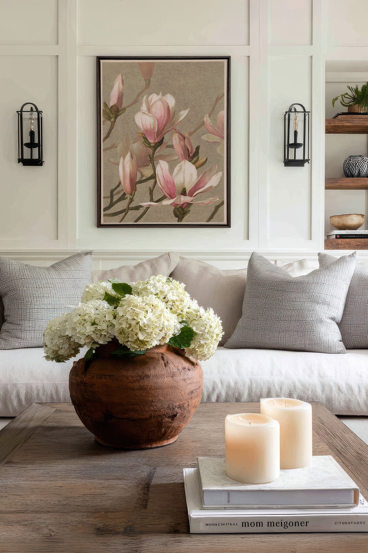 MAGNOLIA WHISPER, Oeuvre sur toile étirée