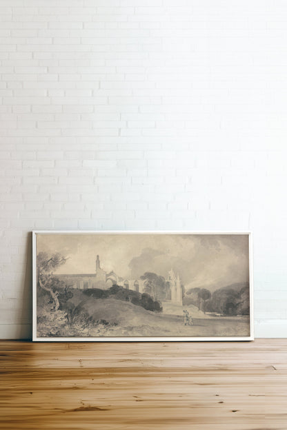 VESTIGES VOILÉS, Oeuvre sur toile étirée