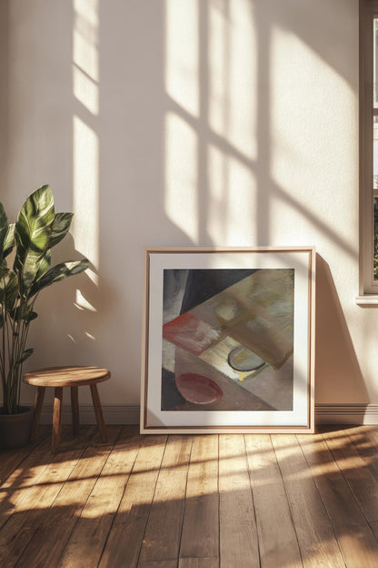 TRAME D'OCRE, Oeuvre sur toile étirée