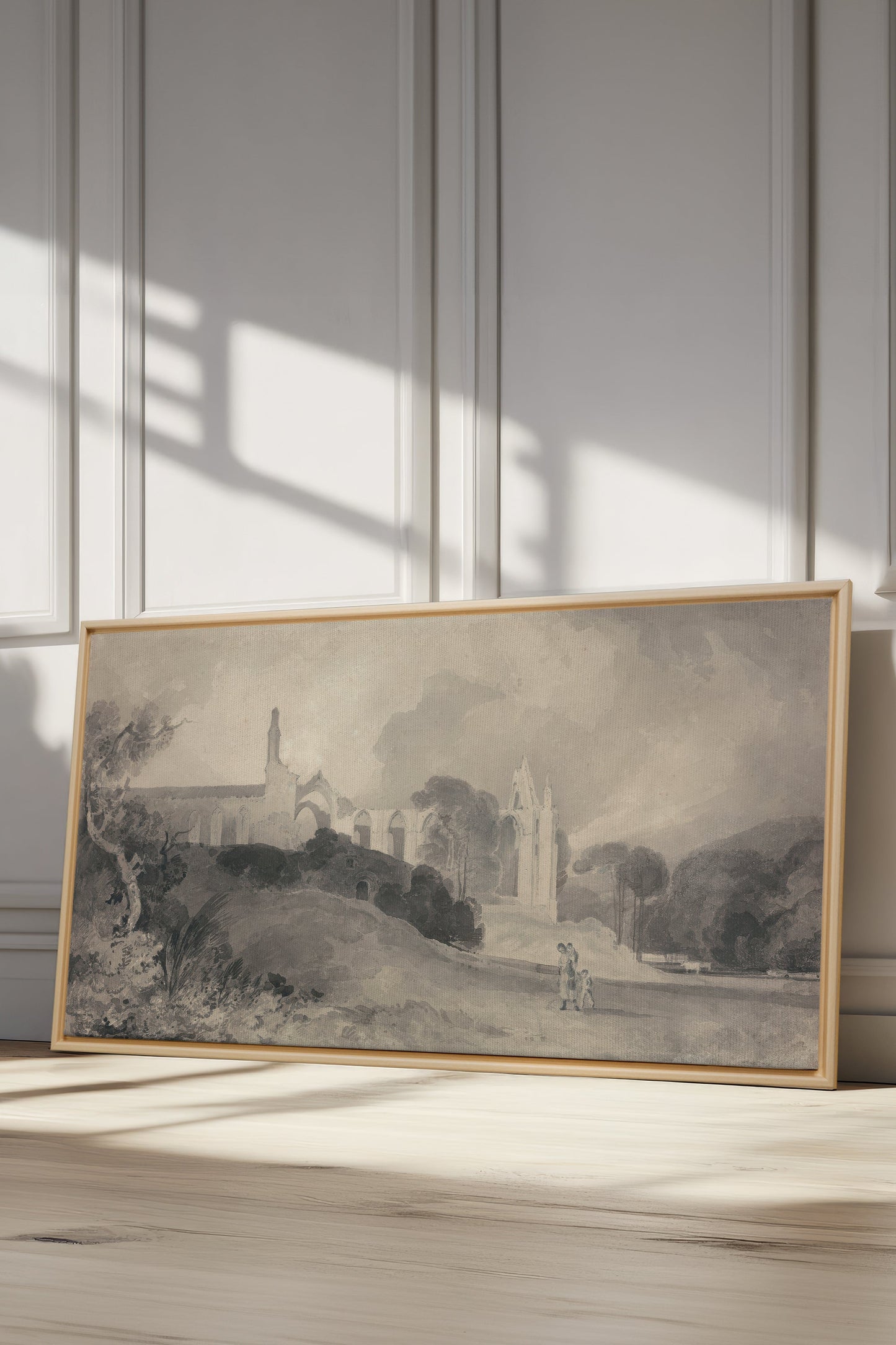 VESTIGES VOILÉS, Oeuvre sur toile étirée